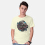 The Great Galactic Battle-Mens-Basic-Tee-glitchygorilla