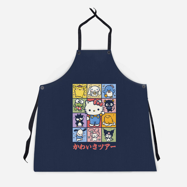 The Cuteness Tour-Unisex-Kitchen-Apron-kg07