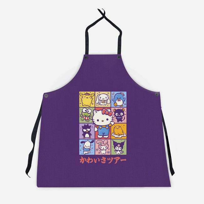 The Cuteness Tour-Unisex-Kitchen-Apron-kg07