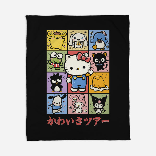 The Cuteness Tour-None-Fleece-Blanket-kg07