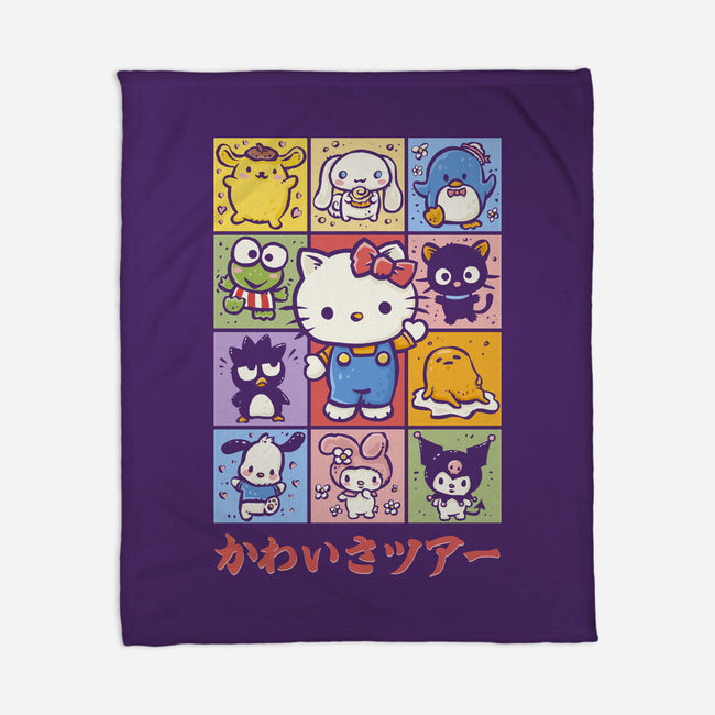 The Cuteness Tour-None-Fleece-Blanket-kg07