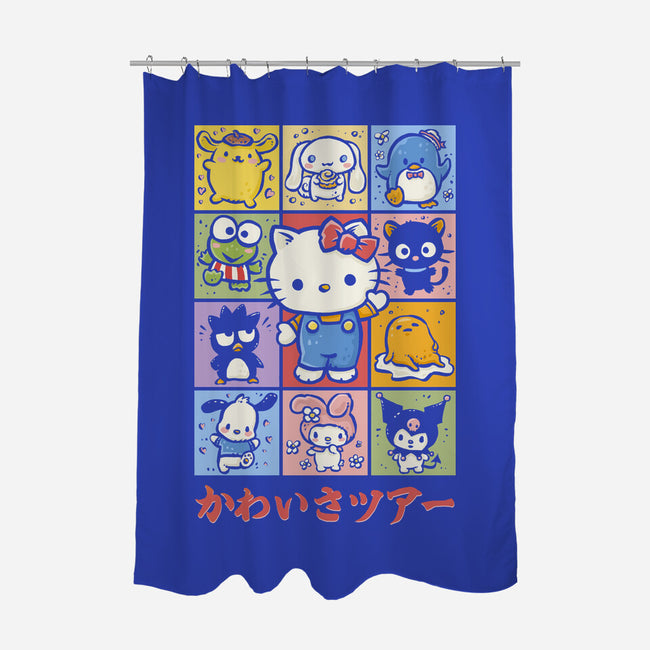 The Cuteness Tour-None-Polyester-Shower Curtain-kg07