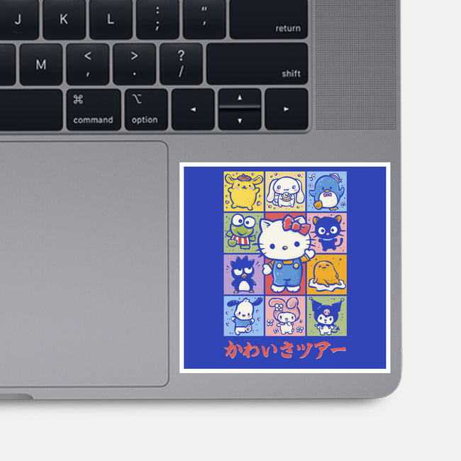 The Cuteness Tour-None-Glossy-Sticker-kg07