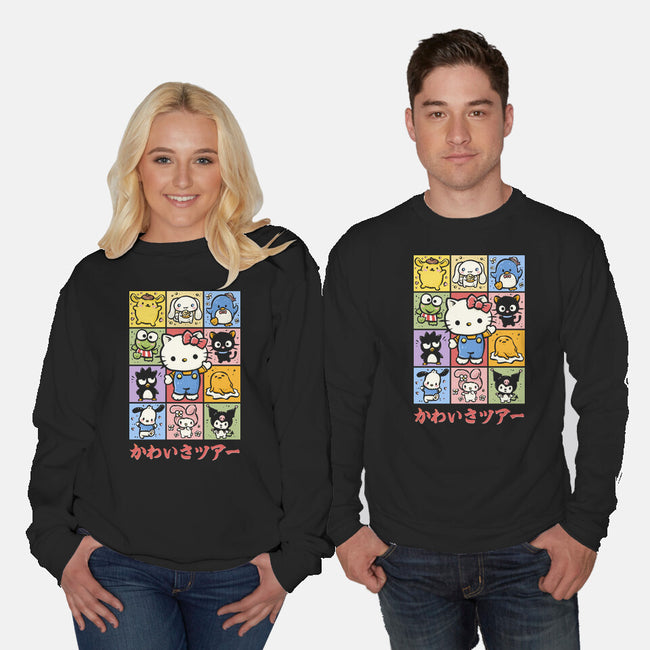 The Cuteness Tour-Unisex-Crew Neck-Sweatshirt-kg07