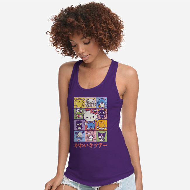 The Cuteness Tour-Womens-Racerback-Tank-kg07