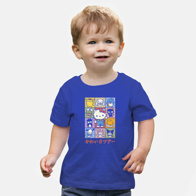 The Cuteness Tour-Baby-Basic-Tee-kg07