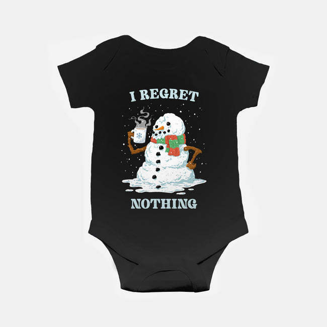 Hot Coffee And No Regrets-Baby-Basic-Onesie-kg07