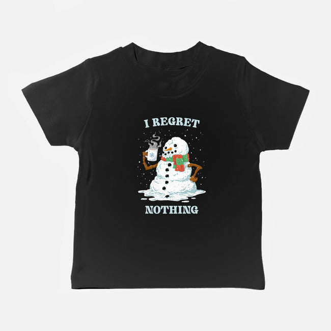 Hot Coffee And No Regrets-Baby-Basic-Tee-kg07