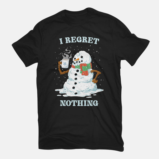 Hot Coffee And No Regrets-Womens-Basic-Tee-kg07