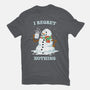 Hot Coffee And No Regrets-Mens-Heavyweight-Tee-kg07
