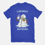 Hot Coffee And No Regrets-Mens-Heavyweight-Tee-kg07