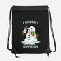 Hot Coffee And No Regrets-None-Drawstring-Bag-kg07