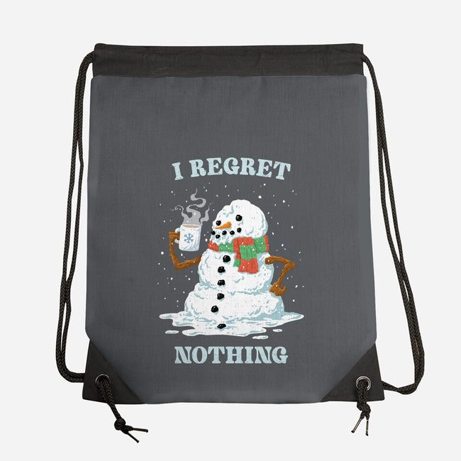 Hot Coffee And No Regrets-None-Drawstring-Bag-kg07