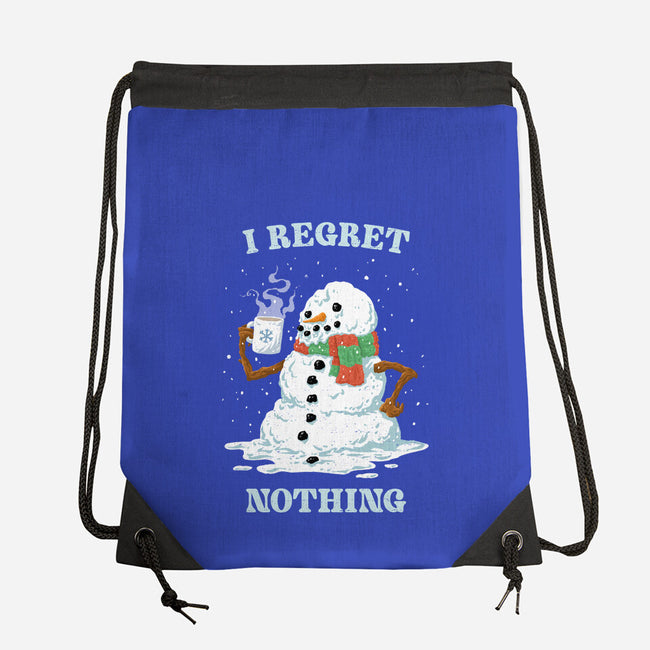 Hot Coffee And No Regrets-None-Drawstring-Bag-kg07