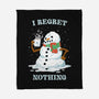 Hot Coffee And No Regrets-None-Fleece-Blanket-kg07