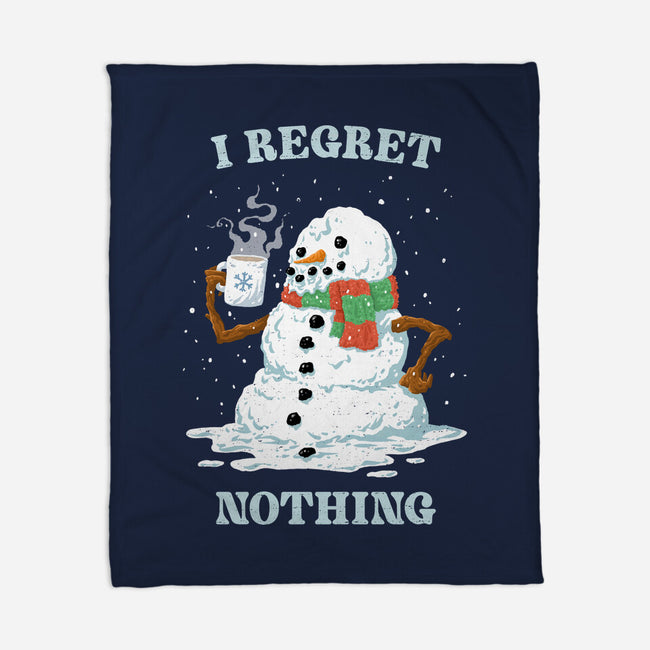Hot Coffee And No Regrets-None-Fleece-Blanket-kg07