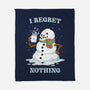 Hot Coffee And No Regrets-None-Fleece-Blanket-kg07