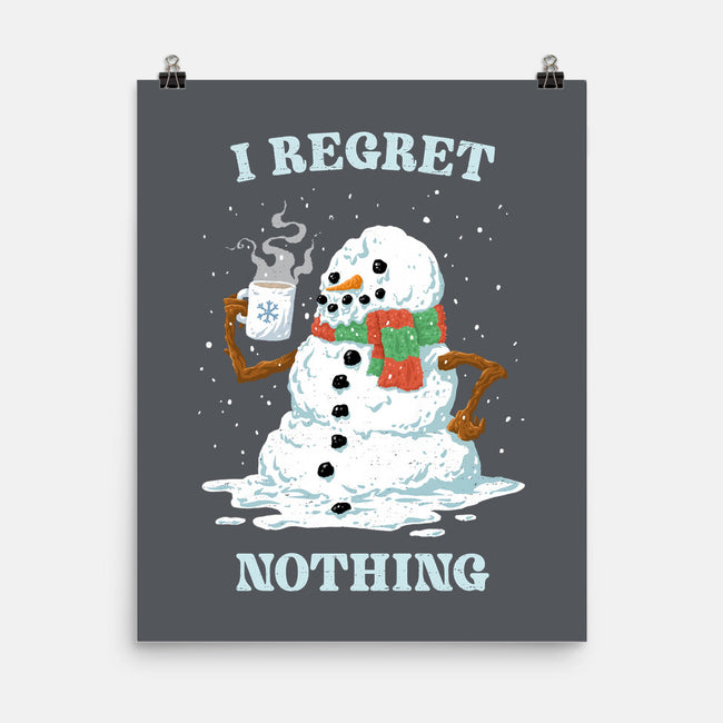 Hot Coffee And No Regrets-None-Matte-Poster-kg07