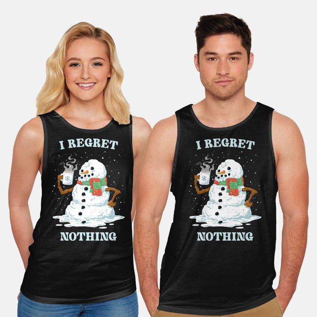 Hot Coffee And No Regrets-Unisex-Basic-Tank-kg07