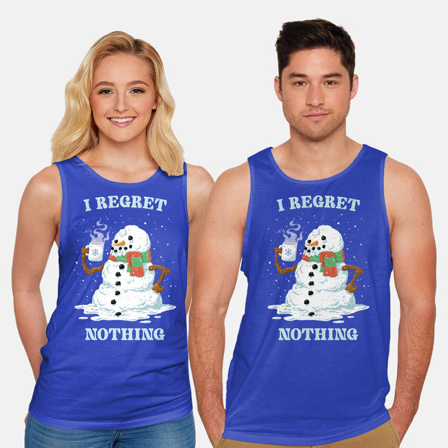 Hot Coffee And No Regrets-Unisex-Basic-Tank-kg07