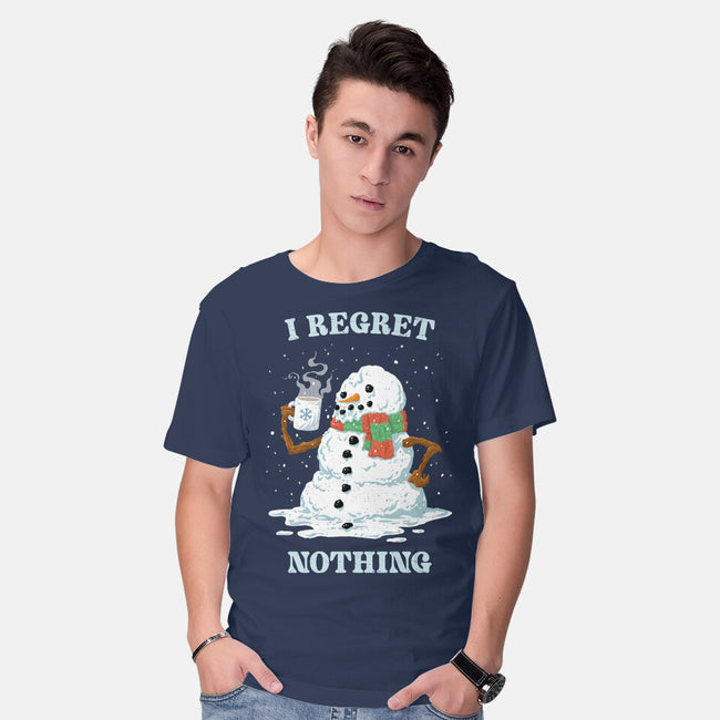 Hot Coffee And No Regrets-Mens-Basic-Tee-kg07