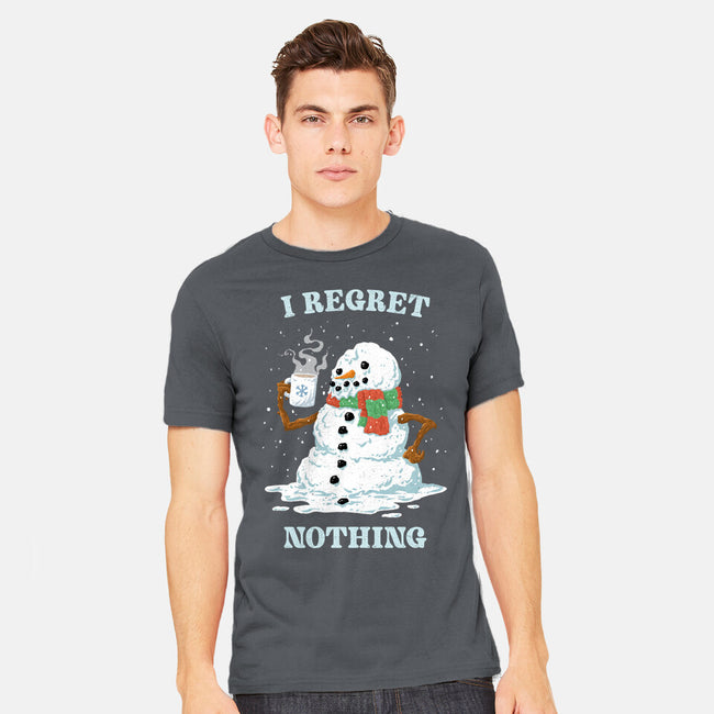 Hot Coffee And No Regrets-Mens-Heavyweight-Tee-kg07