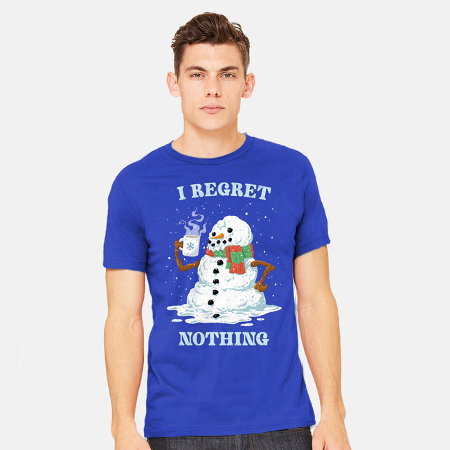 Hot Coffee And No Regrets-Mens-Heavyweight-Tee-kg07
