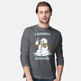 Hot Coffee And No Regrets-Mens-Long Sleeved-Tee-kg07