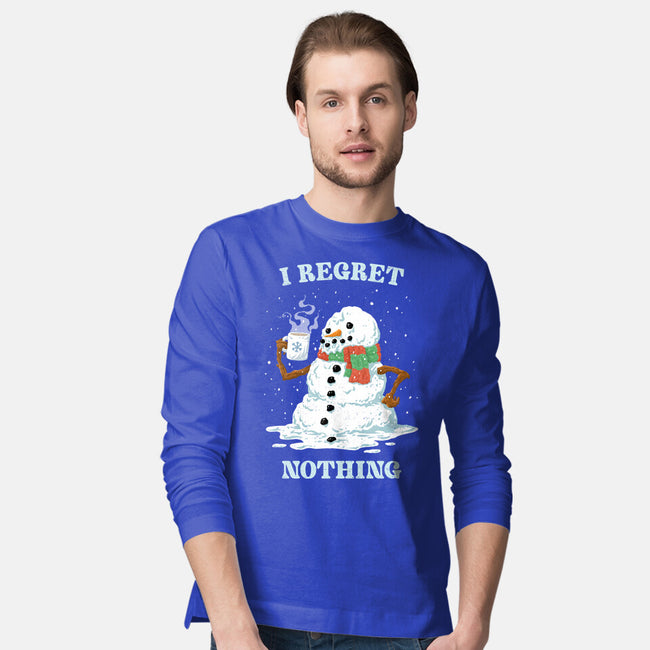 Hot Coffee And No Regrets-Mens-Long Sleeved-Tee-kg07