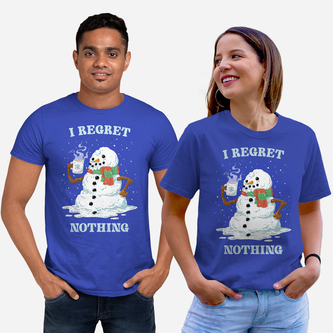 Hot Coffee And No Regrets-Unisex-Basic-Tee-kg07