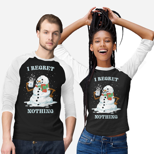Hot Coffee And No Regrets-Unisex-Baseball-Tee-kg07