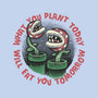 Plant Today Eat Tomorrow-Womens-Fitted-Tee-glitchygorilla