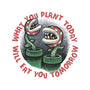 Plant Today Eat Tomorrow-Womens-Racerback-Tank-glitchygorilla
