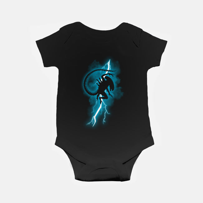 The Alien Returns-Baby-Basic-Onesie-jasesa