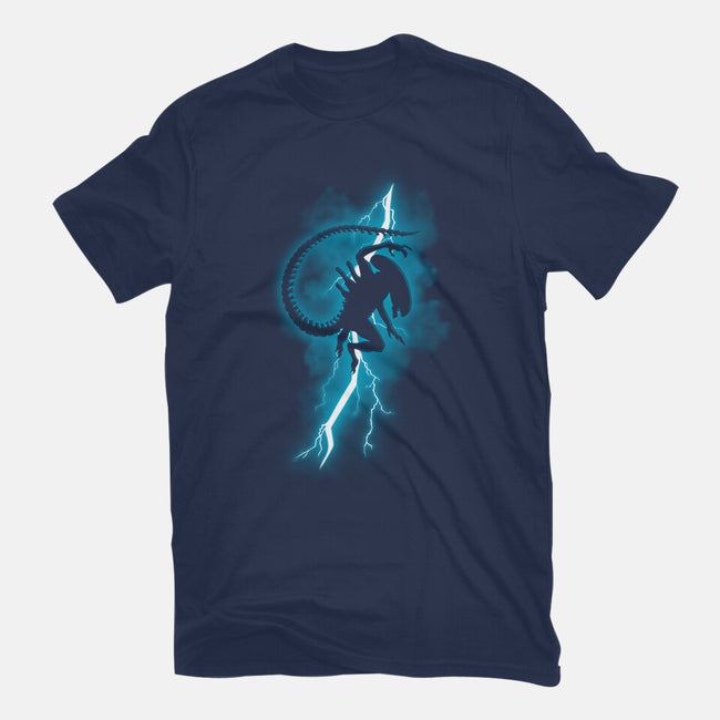 The Alien Returns-Womens-Fitted-Tee-jasesa
