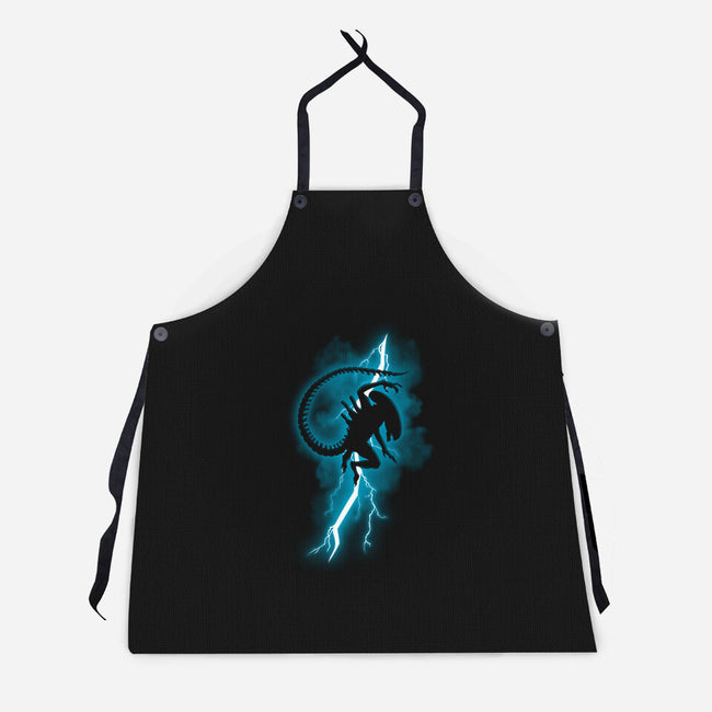 The Alien Returns-Unisex-Kitchen-Apron-jasesa