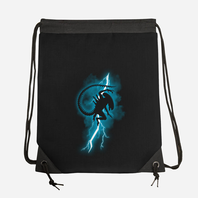 The Alien Returns-None-Drawstring-Bag-jasesa