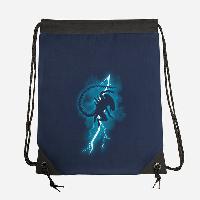 The Alien Returns-None-Drawstring-Bag-jasesa