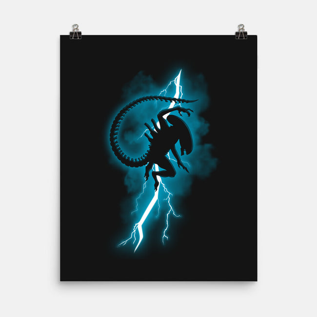 The Alien Returns-None-Matte-Poster-jasesa