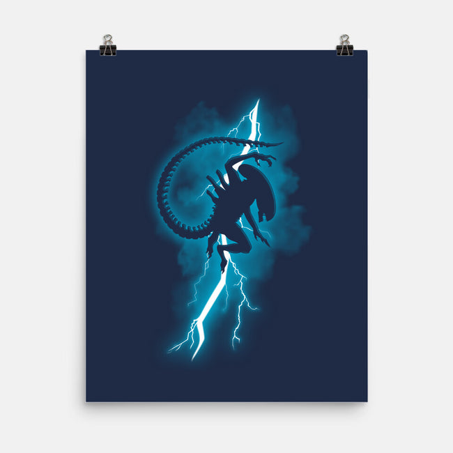 The Alien Returns-None-Matte-Poster-jasesa