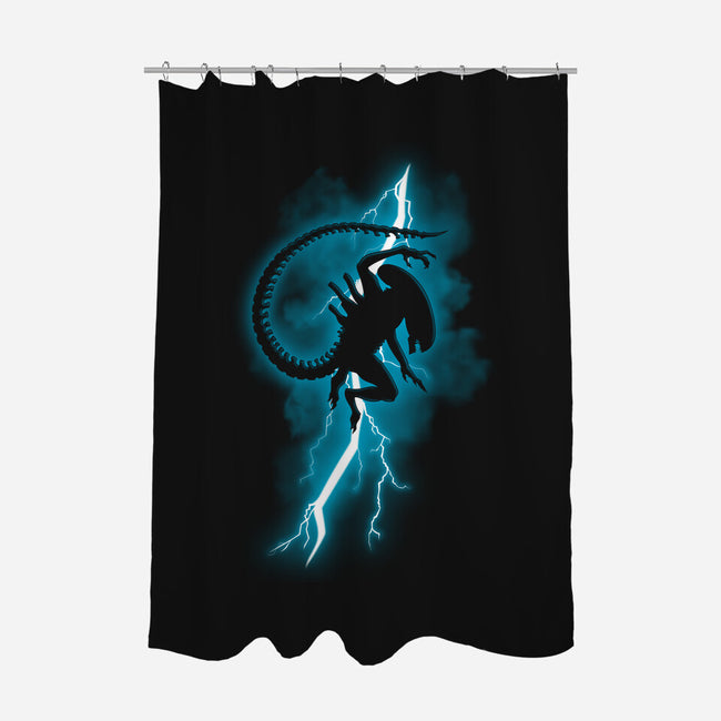 The Alien Returns-None-Polyester-Shower Curtain-jasesa