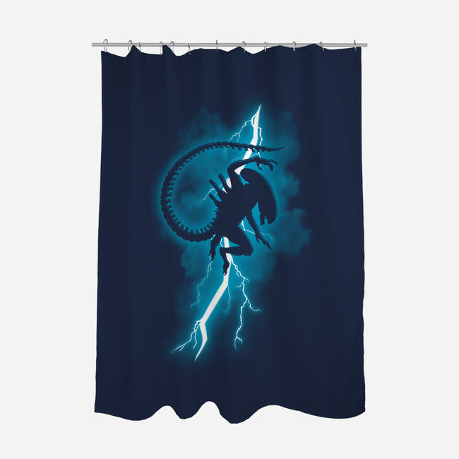 The Alien Returns-None-Polyester-Shower Curtain-jasesa