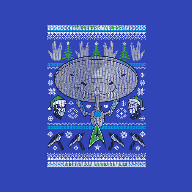 Set Phasers To Christmas-None-Fleece-Blanket-Arinesart
