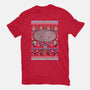 Set Phasers To Christmas-Womens-Fitted-Tee-Arinesart