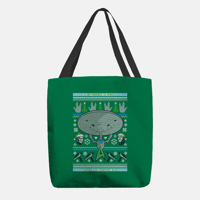 Set Phasers To Christmas-None-Basic Tote-Bag-Arinesart