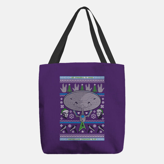 Set Phasers To Christmas-None-Basic Tote-Bag-Arinesart