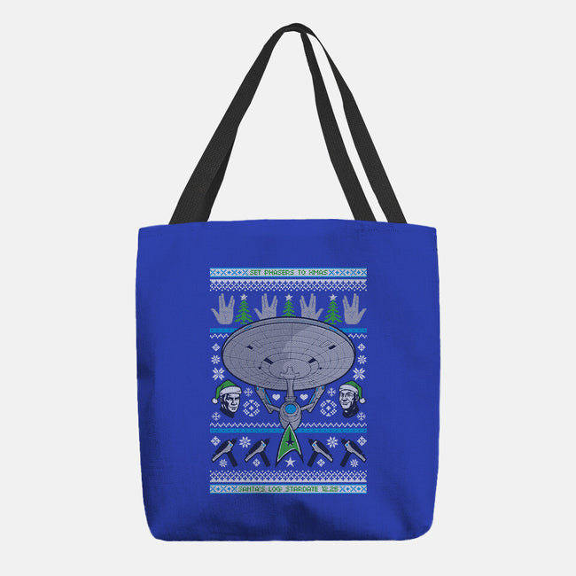 Set Phasers To Christmas-None-Basic Tote-Bag-Arinesart