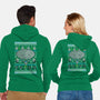 Set Phasers To Christmas-Unisex-Zip-Up-Sweatshirt-Arinesart