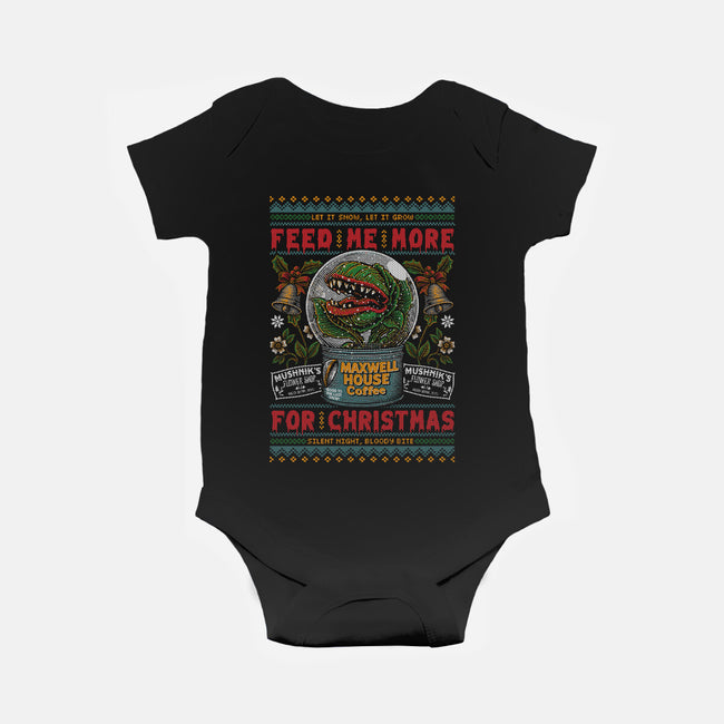 Feed Me For Christmas-Baby-Basic-Onesie-Arinesart