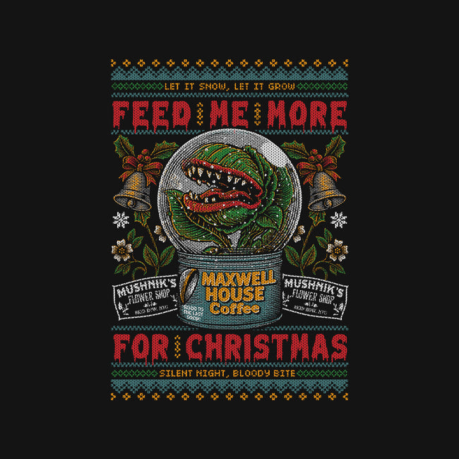 Feed Me For Christmas-Womens-V-Neck-Tee-Arinesart